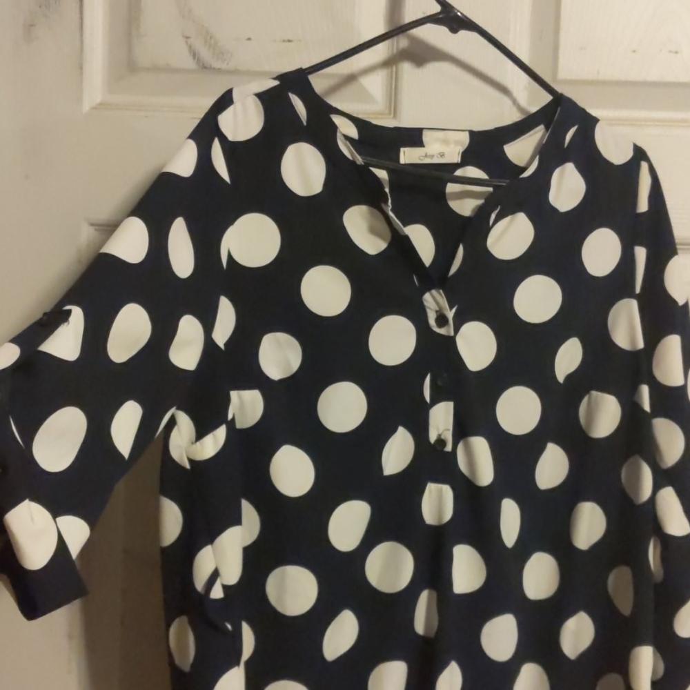 Polka Dot Tunic Shirt